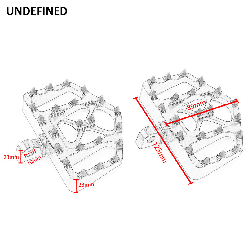 MX lábtartók Motorkerékpár széles zsír padlólemezek Chopper lábtartók Harley Dyna Sportster 883 1200 Softail Fatboy Street Bob Slim számára