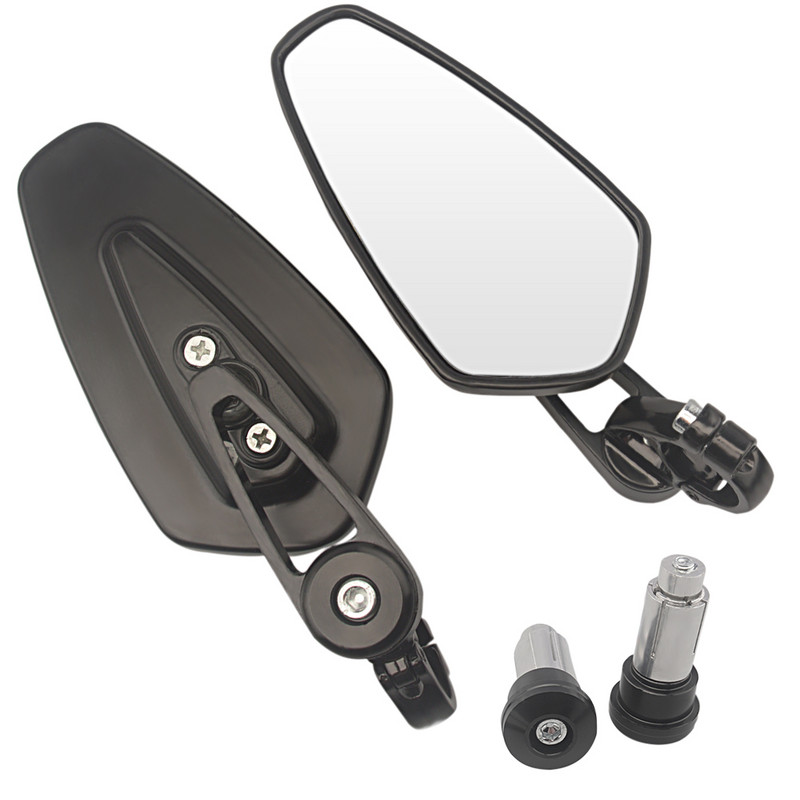 Motociklo veidrodėliai 7/8" 22mm moto vairo galo šoninis galinio vaizdo veidrodėlis Skirtas Kawasaki Z125 pro Z650 Z750 Z800 Z900 Z1000 ER6N ER6