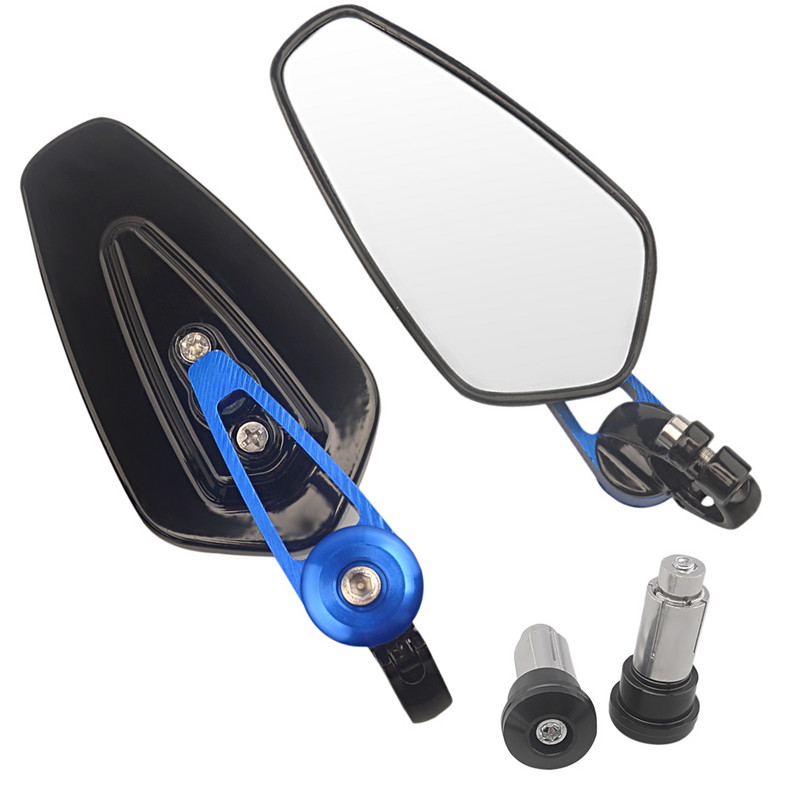 Motociklo veidrodėliai 7/8" 22mm moto vairo galo šoninis galinio vaizdo veidrodėlis Skirtas Kawasaki Z125 pro Z650 Z750 Z800 Z900 Z1000 ER6N ER6