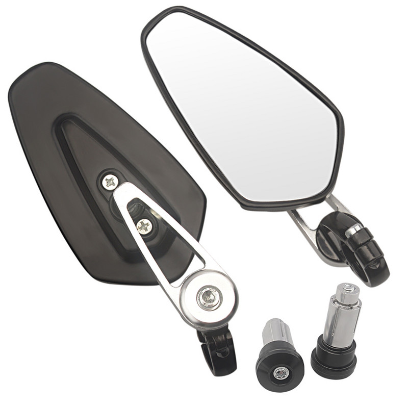 Motociklo veidrodėliai 7/8" 22mm moto vairo galo šoninis galinio vaizdo veidrodėlis Skirtas Kawasaki Z125 pro Z650 Z750 Z800 Z900 Z1000 ER6N ER6