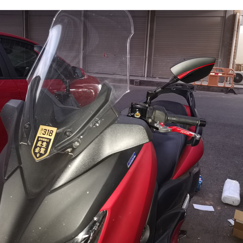 Mootorratta tahavaatepeeglite peegel YAMAHA T-Max 500 TMAX 500 560 TMax 530 jaoks