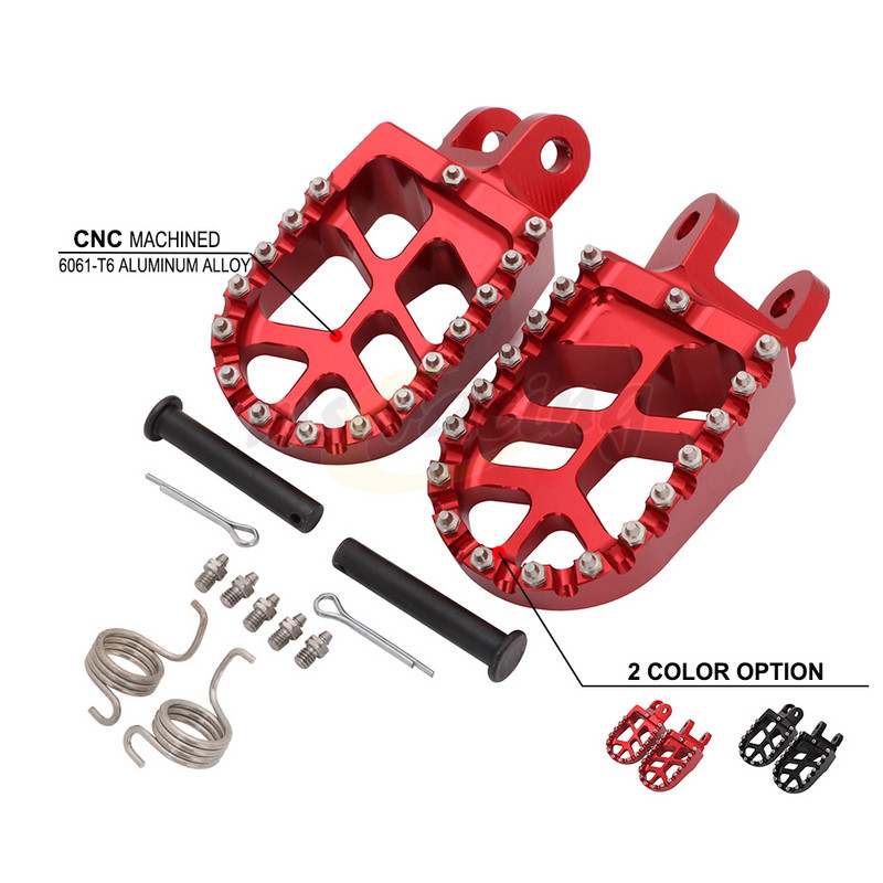 Motociklo aliuminio pedalo pėdos atrama pėdos kaiščio pėdos atrama, skirta Honda CR 80R 85R 80RB CRM250 XR 250R 400R 600R 650L CRF1000L