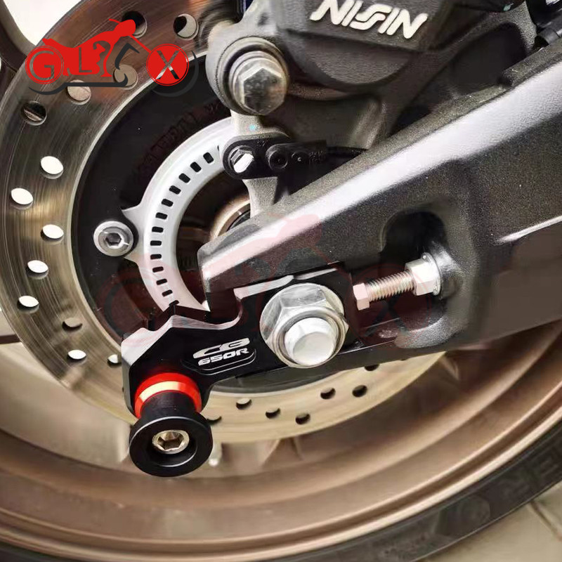 Motorkerékpár CNC-tartozékok Honda CBR650R CBR650F CB650R CB650F CBR CB 650R 650F hátsó kerék tengely állvány felszedő horogkészlethez csavarja