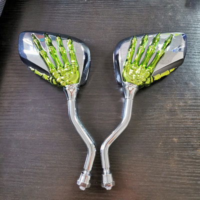 Saisika 2db univerzális motorkerékpár visszapillantó tükör csavaros alumínium ötvözet robogó csontváz kézre szerelhető motorkerékpár oldalsó tükrök