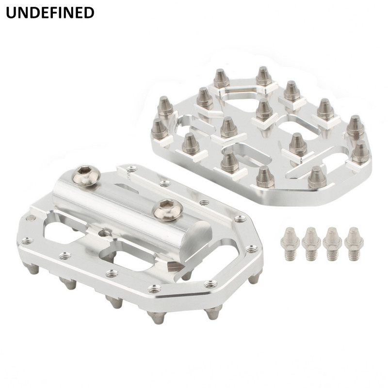 Széles lábtartók Lábtartók Pedálok BMW R Nine T Scrambler Urban GS S1000XR R1200GS F850GS F750GS G310GS motorkerékpár ezüsthöz