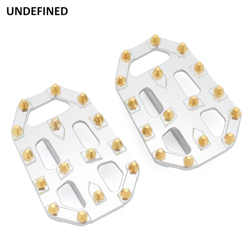 Széles lábtartók Lábtartók Pedálok BMW R Nine T Scrambler Urban GS S1000XR R1200GS F850GS F750GS G310GS motorkerékpár ezüsthöz