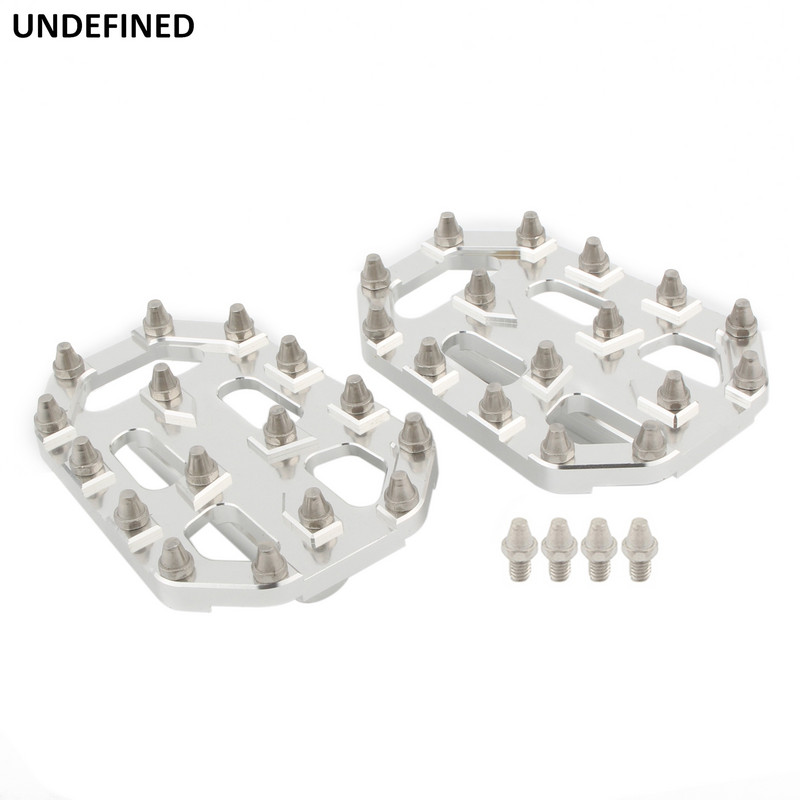 Széles lábtartók Lábtartók Pedálok BMW R Nine T Scrambler Urban GS S1000XR R1200GS F850GS F750GS G310GS motorkerékpár ezüsthöz