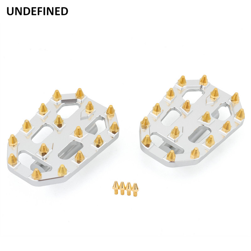 Széles lábtartók Lábtartók Pedálok BMW R Nine T Scrambler Urban GS S1000XR R1200GS F850GS F750GS G310GS motorkerékpár ezüsthöz