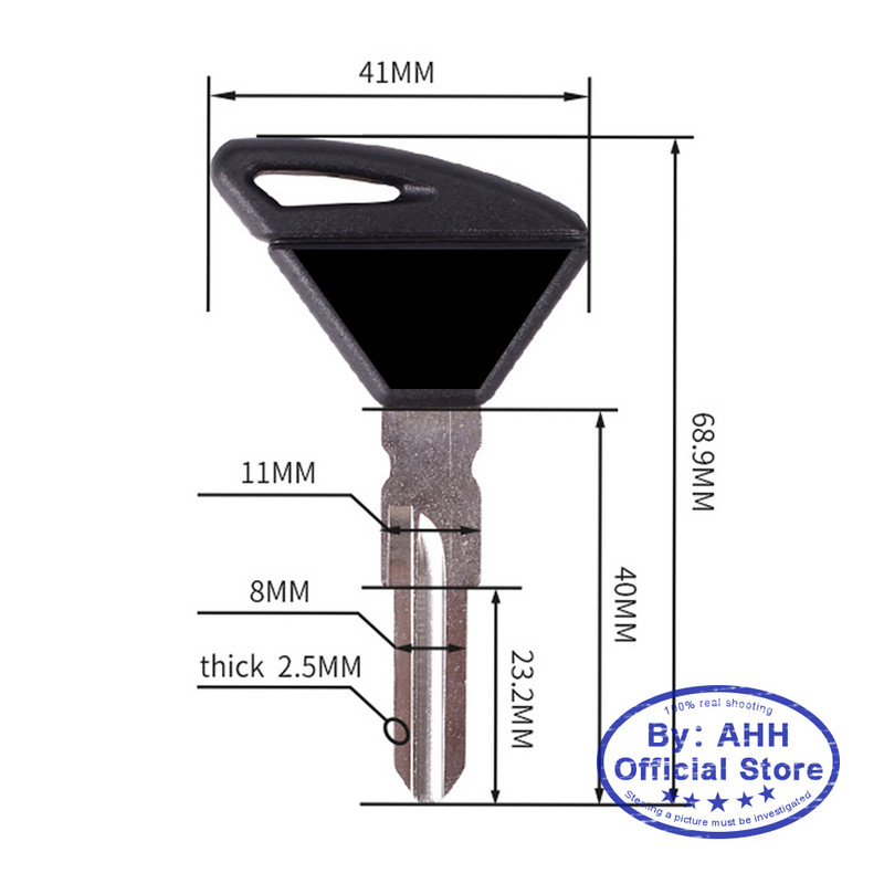 AHH márkakulcsos motorkerékpár-kulcsok vágatlan Aprilia RSV4-hez Tuono Dorsoduro 750 1200 RSV MILL R Gyári V4R RST1000 ETV1000 RS125 SR50