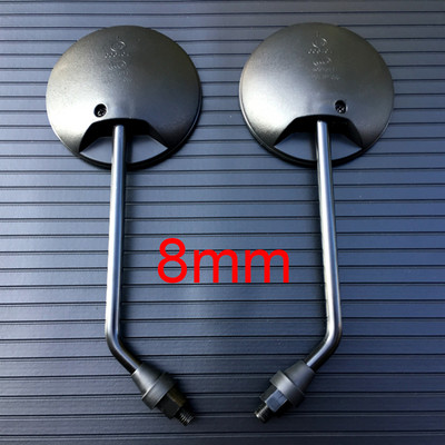 2 ks 8 mm/10 mm univerzálne okrúhle bočné spätné zrkadlo na motocykel, bočné zrkadlá na motorku, spätné zrkadlo na elektrobicykel, skúter