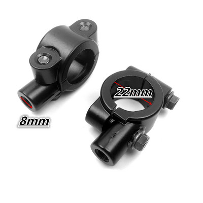 2 ks 8 mm/10 mm univerzálne okrúhle bočné spätné zrkadlo na motocykel, bočné zrkadlá na motorku, spätné zrkadlo na elektrobicykel, skúter