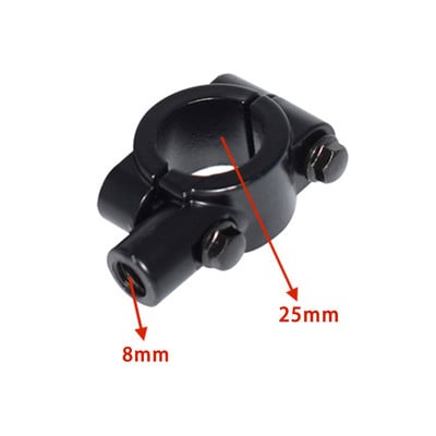1 DB motorkerékpár visszapillantó kormányrúd tükörrögzítő tartó adapter bilincs alapja 22mm 10mm 8mm 10mm 25mm motorkerékpár tartozékokhoz