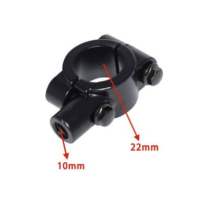 1 DB motorkerékpár visszapillantó kormányrúd tükörrögzítő tartó adapter bilincs alapja 22mm 10mm 8mm 10mm 25mm motorkerékpár tartozékokhoz