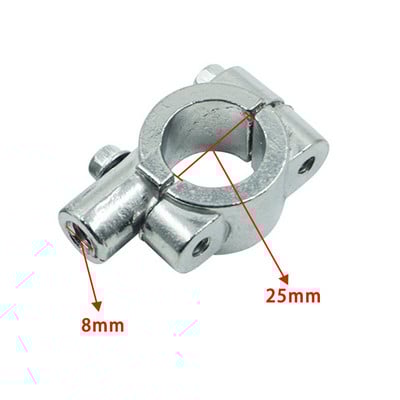1 DB motorkerékpár visszapillantó kormányrúd tükörrögzítő tartó adapter bilincs alapja 22mm 10mm 8mm 10mm 25mm motorkerékpár tartozékokhoz