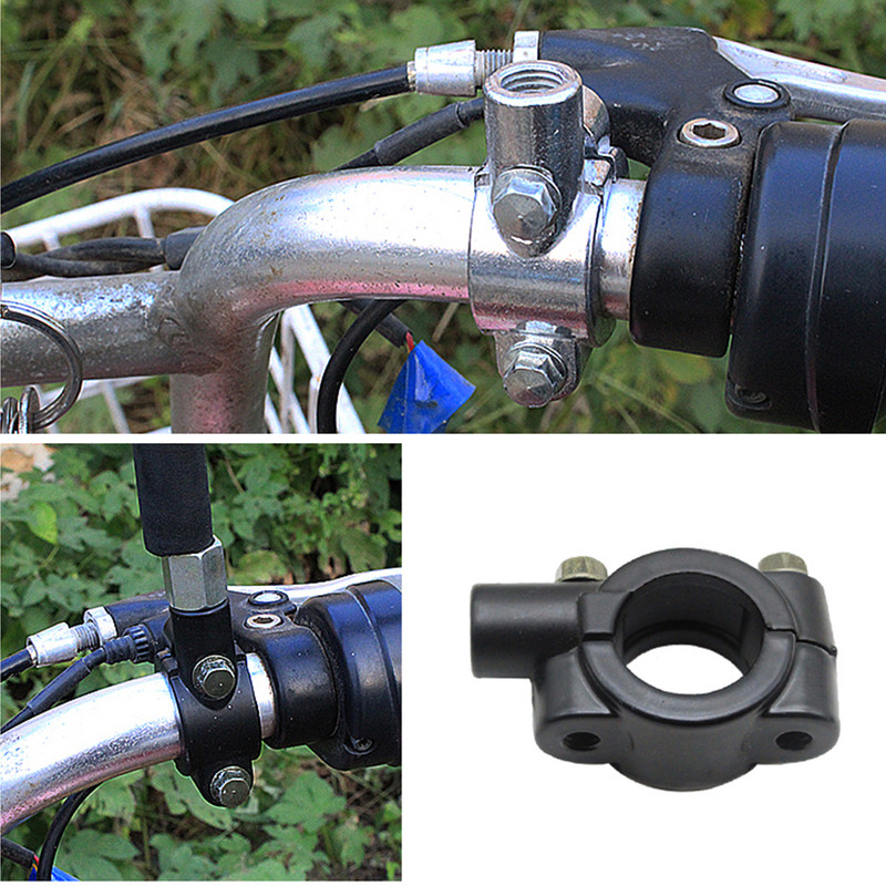 1 DB motorkerékpár visszapillantó kormányrúd tükörrögzítő tartó adapter bilincs alapja 22mm 10mm 8mm 10mm 25mm motorkerékpár tartozékokhoz