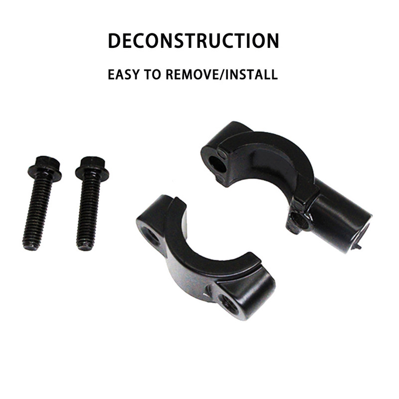 1 DB motorkerékpár visszapillantó kormányrúd tükörrögzítő tartó adapter bilincs alapja 22mm 10mm 8mm 10mm 25mm motorkerékpár tartozékokhoz