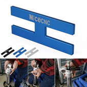 Aliuminio motociklų kasetės šakės amortizatoriaus strypo laikiklio laikiklio plokštė, skirta 10,3 mm / 12,7 mm 13,3 / 14,3 mm kasetės šakės amortizatoriaus strypo