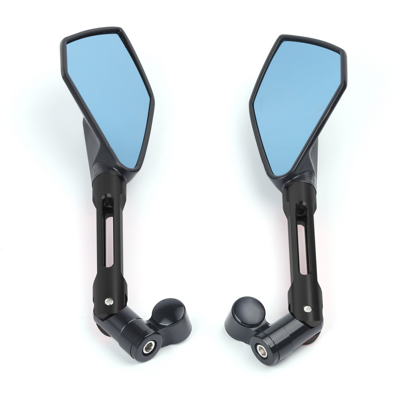 Univerzális motorkerékpár tükör CNC oldalsó visszapillantó kék tükröződésmentes tükör Honda CB650R CB650 R-hez
