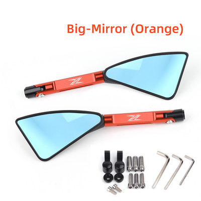 Univerzális motorkerékpár tükör CNC oldalsó visszapillantó Kawasaki Z900 Z1000 Z800 Z750 Z650 Z300 Z250 Z125