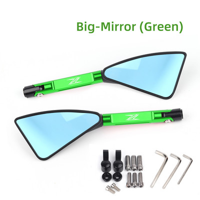 Univerzális motorkerékpár tükör CNC oldalsó visszapillantó Kawasaki Z900 Z1000 Z800 Z750 Z650 Z300 Z250 Z125
