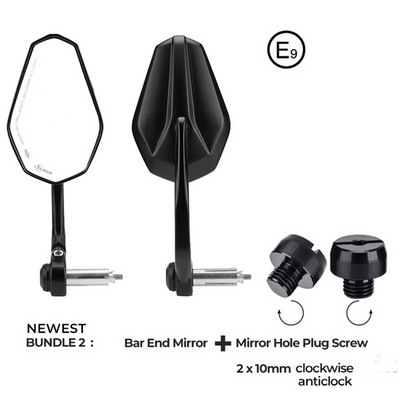 22 mm-es 7/8" motorkerékpár rúdvégtükör Can am outlanderhez MT-09-hez MT-07 r1 fz1 ttr 250 Suzuki GXSR 600 sfv650 Cb125R-hez