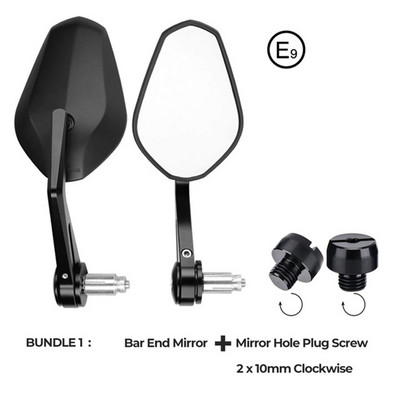 22 mm-es 7/8" motorkerékpár rúdvégtükör Can am outlanderhez MT-09-hez MT-07 r1 fz1 ttr 250 Suzuki GXSR 600 sfv650 Cb125R-hez