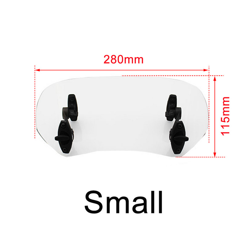 Universalus motociklo priekinio stiklo prailginimo reguliuojamas spoileris užspaudžiamas priekinio stiklo deflektorius BMW KAWASAKI YAMAHA HONDA SUZUKI