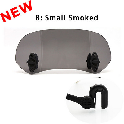 Universalus motociklo pakeltas reguliuojamas priekinio stiklo pailginimas priekinio stiklo spoileris oro deflektorius skirtas BMW KAWASAKI YAMAHA HONDA SUZUK