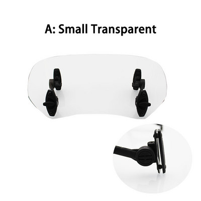 Universalus motociklo pakeltas reguliuojamas priekinio stiklo pailginimas priekinio stiklo spoileris oro deflektorius skirtas BMW KAWASAKI YAMAHA HONDA SUZUK