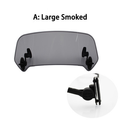 Universalus motociklo pakeltas reguliuojamas priekinio stiklo pailginimas priekinio stiklo spoileris oro deflektorius skirtas BMW KAWASAKI YAMAHA HONDA SUZUK