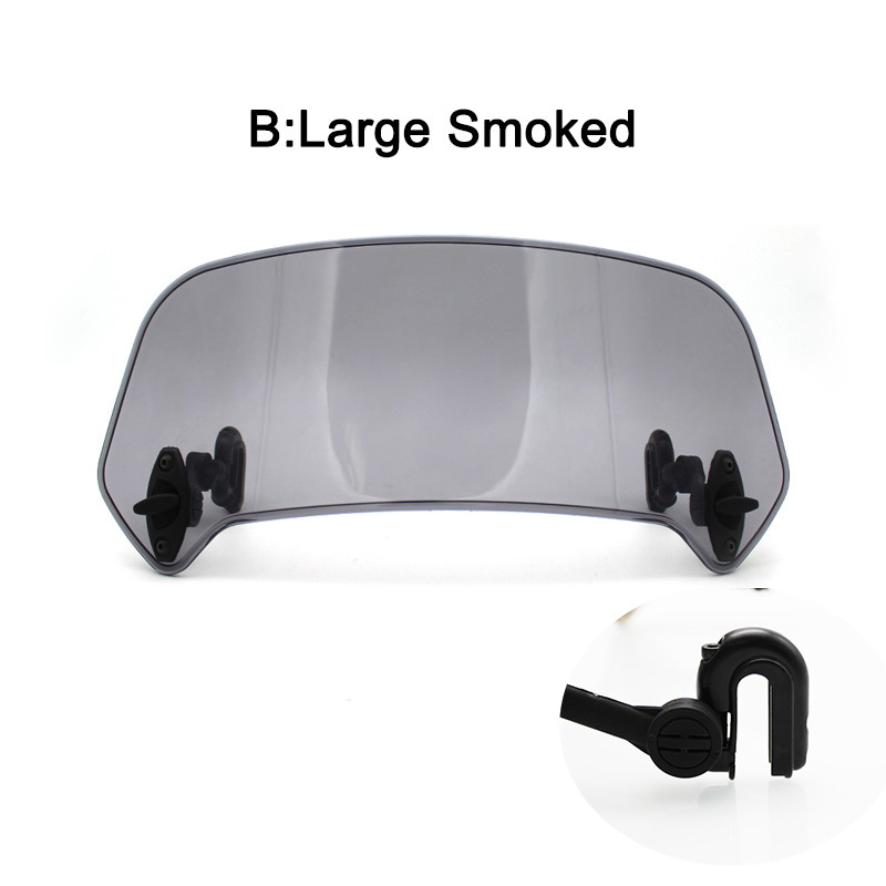 Universalus motociklo pakeltas reguliuojamas priekinio stiklo pailginimas priekinio stiklo spoileris oro deflektorius skirtas BMW KAWASAKI YAMAHA HONDA SUZUK