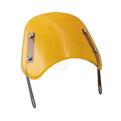 3 spalvų motociklo priekinis stiklas, vėjo deflektorius, priekinis stiklas, universalus, skirtas Harley Honda Yamaha Kawasaki Suzuki 6,5"-9,45" priekinis žibintas