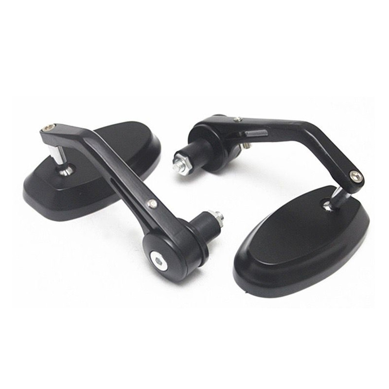 1 pár univerzális 7/8" 22 mm-es motorkerékpár kormány visszapillantó tükrök kék tükröződésmentes tükör Honda Yamaha Suzuki robogóhoz