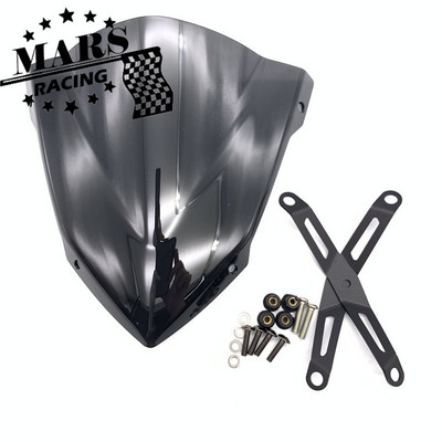 Vhodné pre YAMAHA MT-03 MT03 MT 03 2020 2021 2022 MT25 MT-25 2020-2022 Čelné sklo motocykla, hliníková súprava na deflektor čelného skla