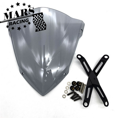 Vhodné pre YAMAHA MT-03 MT03 MT 03 2020 2021 2022 MT25 MT-25 2020-2022 Čelné sklo motocykla, hliníková súprava na deflektor čelného skla