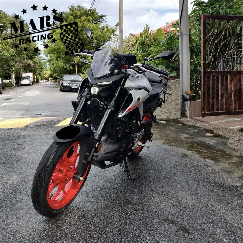 Vhodné pre YAMAHA MT-03 MT03 MT 03 2020 2021 2022 MT25 MT-25 2020-2022 Čelné sklo motocykla, hliníková súprava na deflektor čelného skla