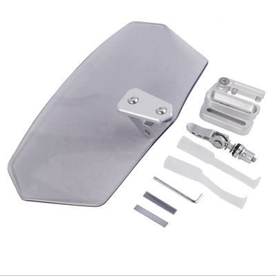 AUTOUTLET állítható szélvédő szélterelő univerzális motorkerékpár szélvédő Kawasaki Honda KTM szélvédő szélterelőhöz