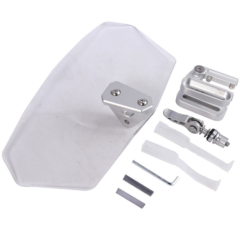 AUTOUTLET állítható szélvédő szélterelő univerzális motorkerékpár szélvédő Kawasaki Honda KTM szélvédő szélterelőhöz