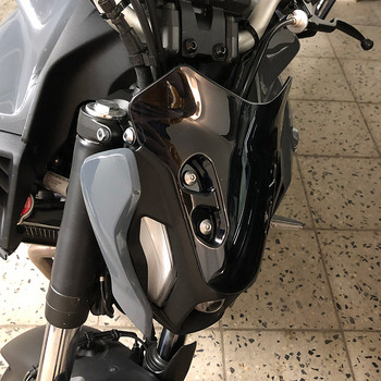 Аксесоари за мотоциклети Предно стъкло Предно стъкло Въздушен дефлектор за вятър за Yamaha MT-07 MT07 MT 07 mt07 2021 2022 Черен прозрачен