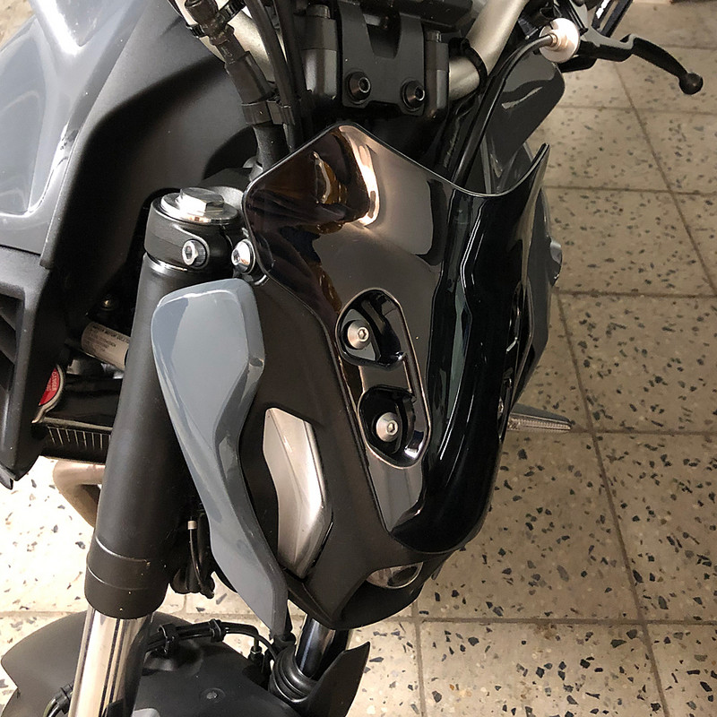 Motociklų priedai Priekinis stiklas priekinis stiklas Oro vėjo deflektorius skirtas Yamaha MT-07 MT07 MT 07 mt07 2021 2022 Juoda Skaidrus