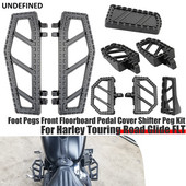 Riot Front Floorboard lábtartó pedálfedél váltókar készlet Harley Touring Road Glide FLT 86-2022 Softail FL 86-2017 Dyna FLD-hez
