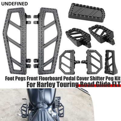 Riot priekinės grindų plokštės pėdos kaiščio pedalo dangtelio perjungimo kaiščio rinkinys, skirtas Harley Touring Road Glide FLT 86-2022 Softail FL 86-2017 Dyna FLD