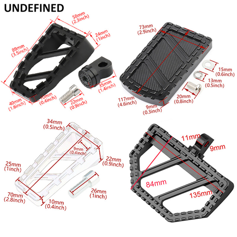 Riot Front Floorboard lábtartó pedálfedél váltókar készlet Harley Touring Road Glide FLT 86-2022 Softail FL 86-2017 Dyna FLD-hez