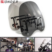 Čelné sklo motocykla Čelné sklo pre Harley Davidson Sportster Dyna Glide Softail XL 883 1200 X48 72