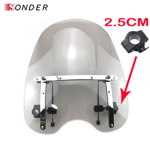 Čelné sklo motocykla Čelné sklo pre Harley Davidson Sportster Dyna Glide Softail XL 883 1200 X48 72