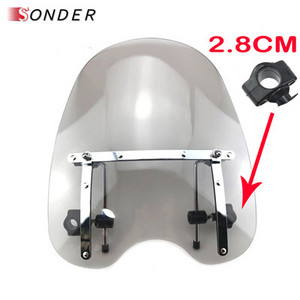 Čelné sklo motocykla Čelné sklo pre Harley Davidson Sportster Dyna Glide Softail XL 883 1200 X48 72