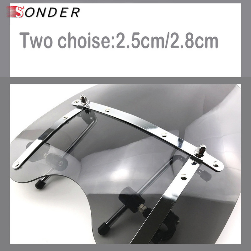 Čelné sklo motocykla Čelné sklo pre Harley Davidson Sportster Dyna Glide Softail XL 883 1200 X48 72