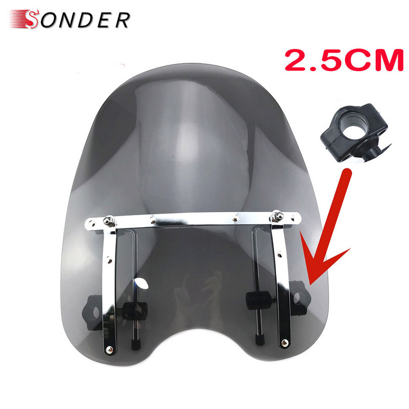 Čelné sklo motocykla Čelné sklo pre Harley Davidson Sportster Dyna Glide Softail XL 883 1200 X48 72