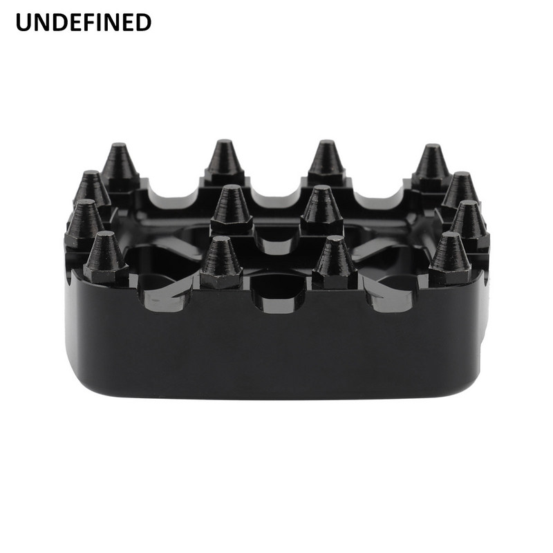 Stabdžių pedalo trinkelės dangtelis juodas Spike MX Offroad mažas pėdų atramos pedalo trinkelė, skirta Harley Dyna Fat Bob FXDF FXDL Softail FXSTS XG750