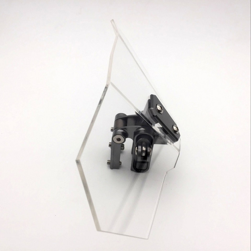 Universalus motociklo priekinis stiklas, skirtas Kawasaki BMW Ducati Honda motociklui, universalus reguliuojamas pakeltas skaidrus priekinis stiklas